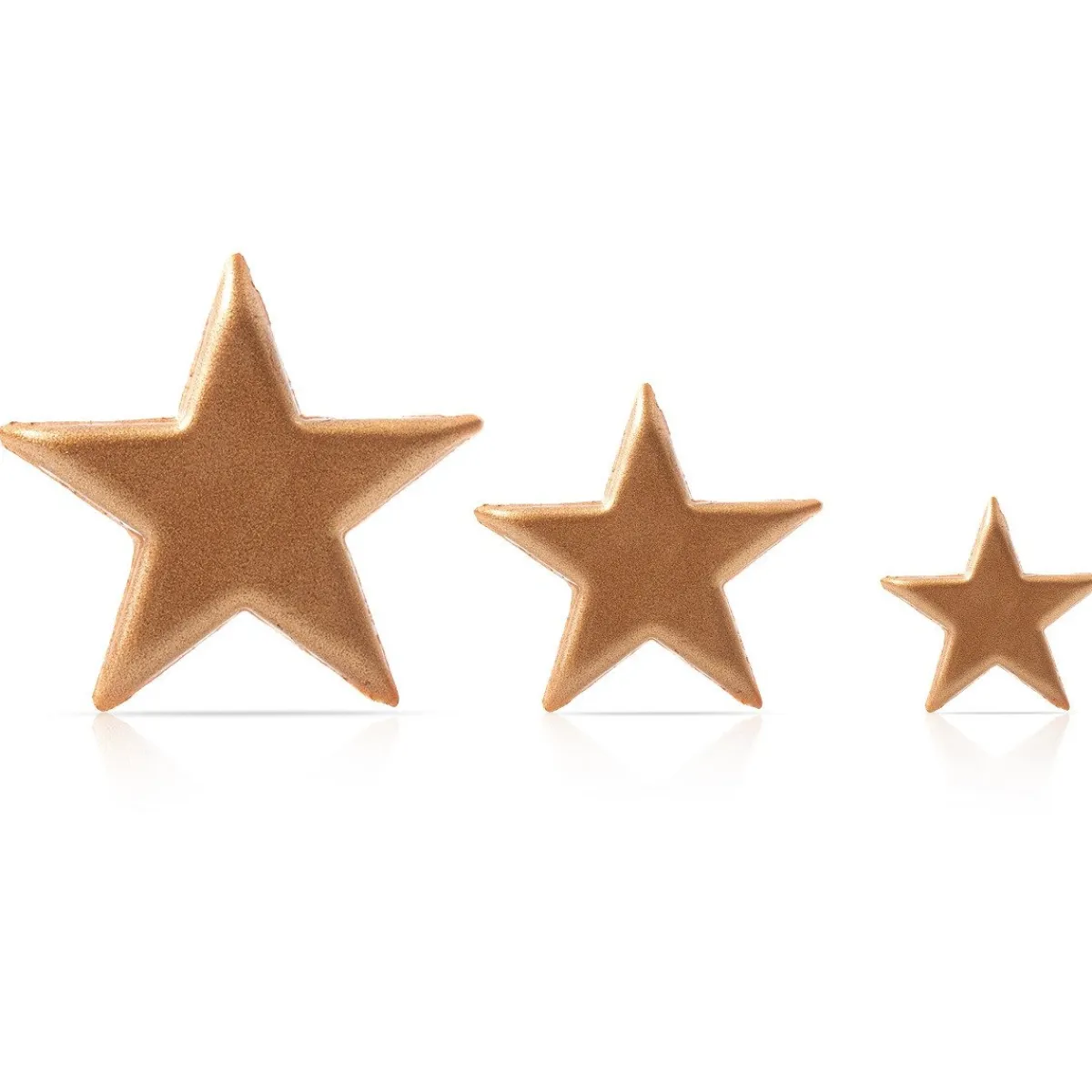 Dobla Chocoladedecoratie Sterren Brons Assortiment (132st) Online