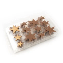 Dobla Chocoladedecoratie Sterren Brons Assortiment (132st) Online