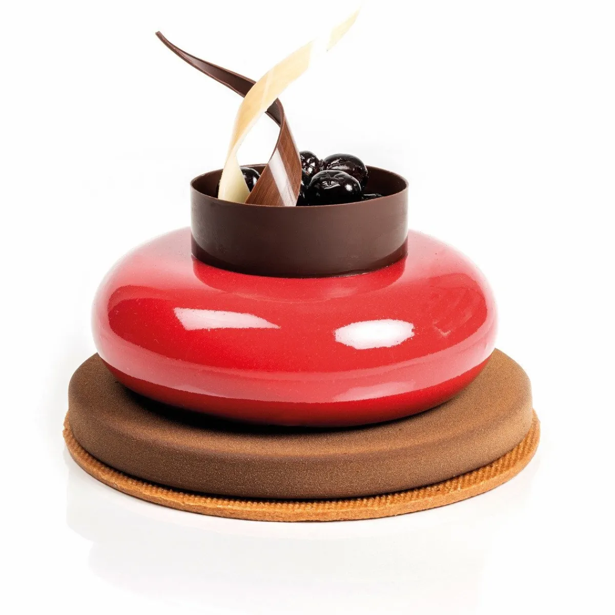 Dobla Chocoladedecoratie Twist Donker (80 stuks) Outlet