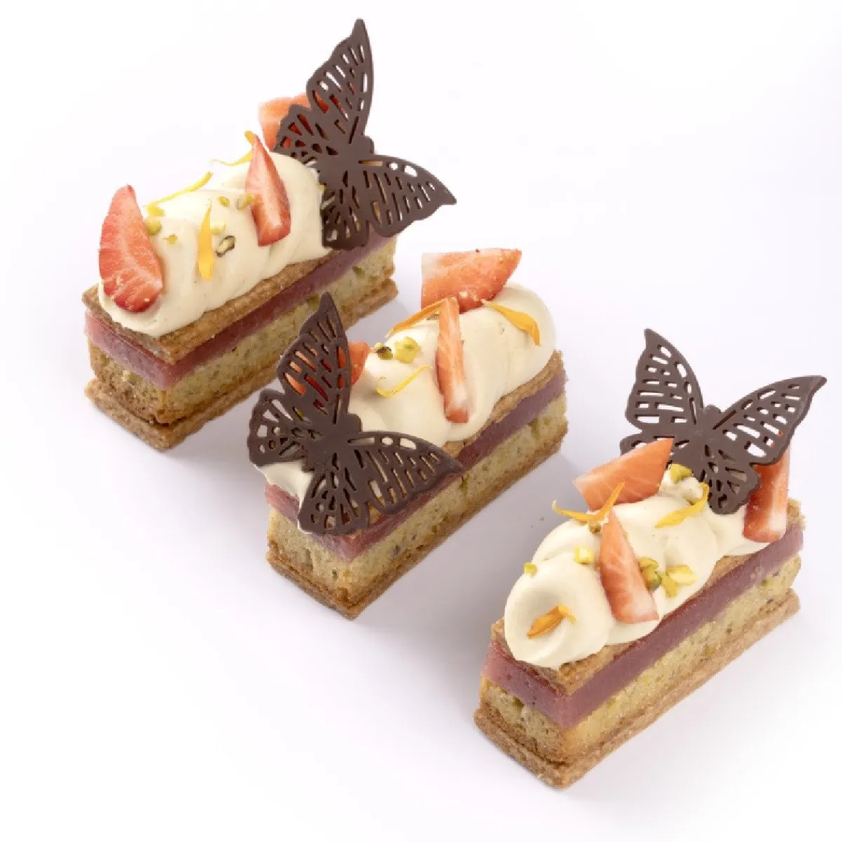 Dobla Chocoladedecoratie Vlinder Puur (96 stuks)
