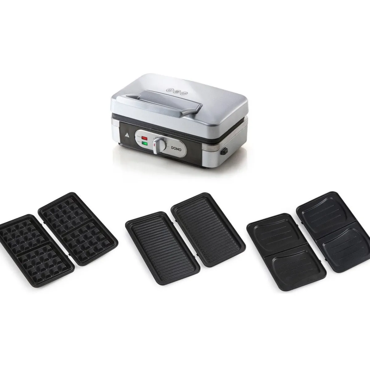 Domo Snackmaker 3-in-1 (Tosti-Grill-Wafel) Outlet