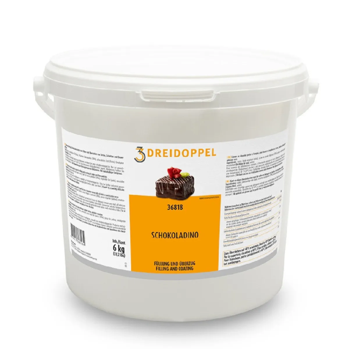 Dreidoppel Chocolade Coating Puur 6kg New