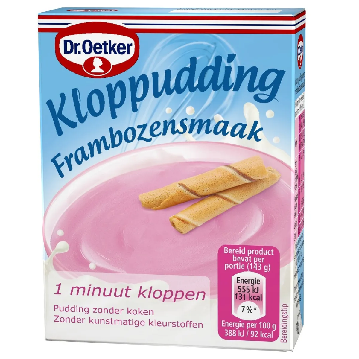Dr. Oetker Kloppudding Framboos 74g Best