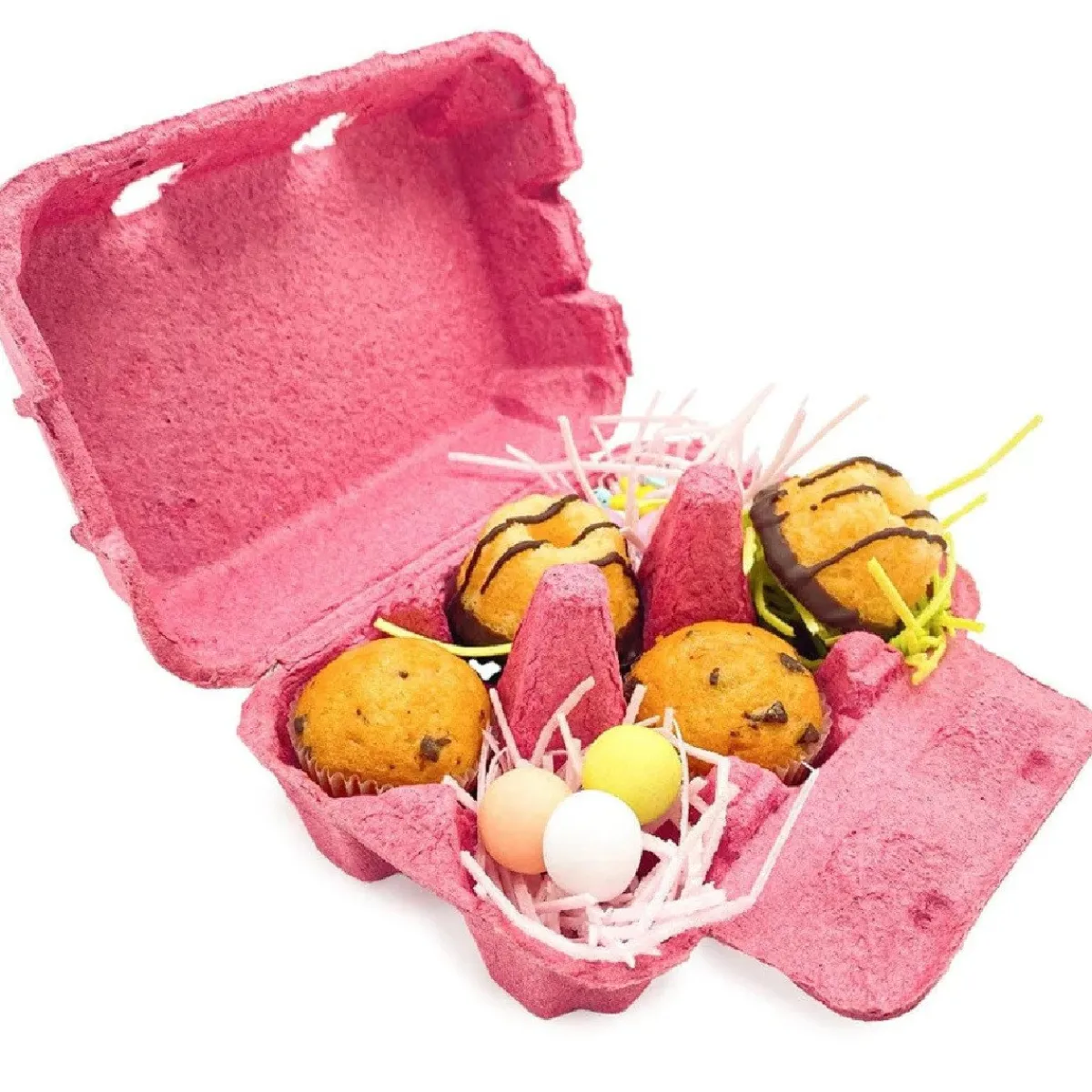 Happy Sprinkles Eierdoos Roze 6 Eieren Discount
