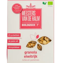 De Halm Eiwitrijke Granola Biologisch 350g**