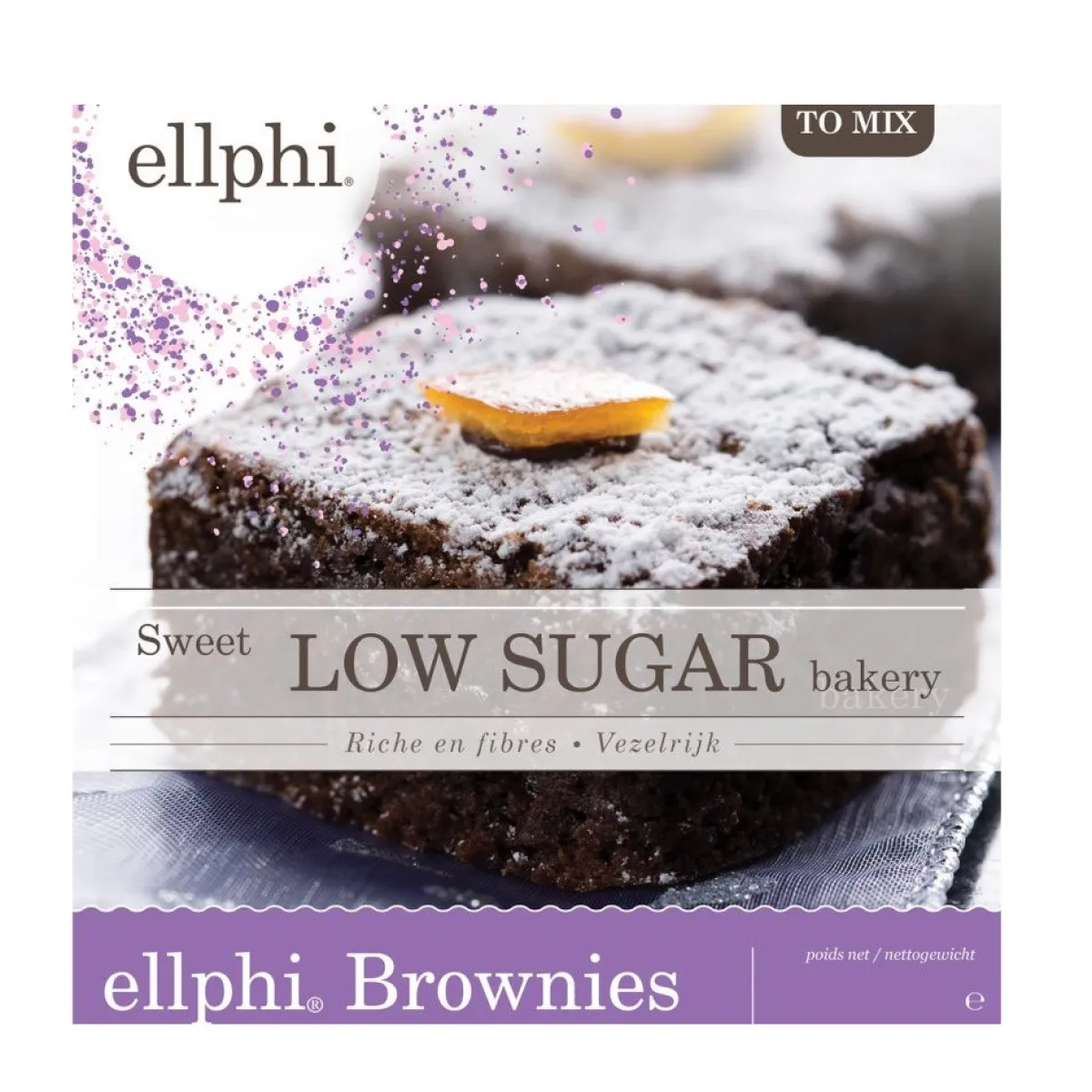Ellphi Brownie-mix Suikervrij 500g Discount