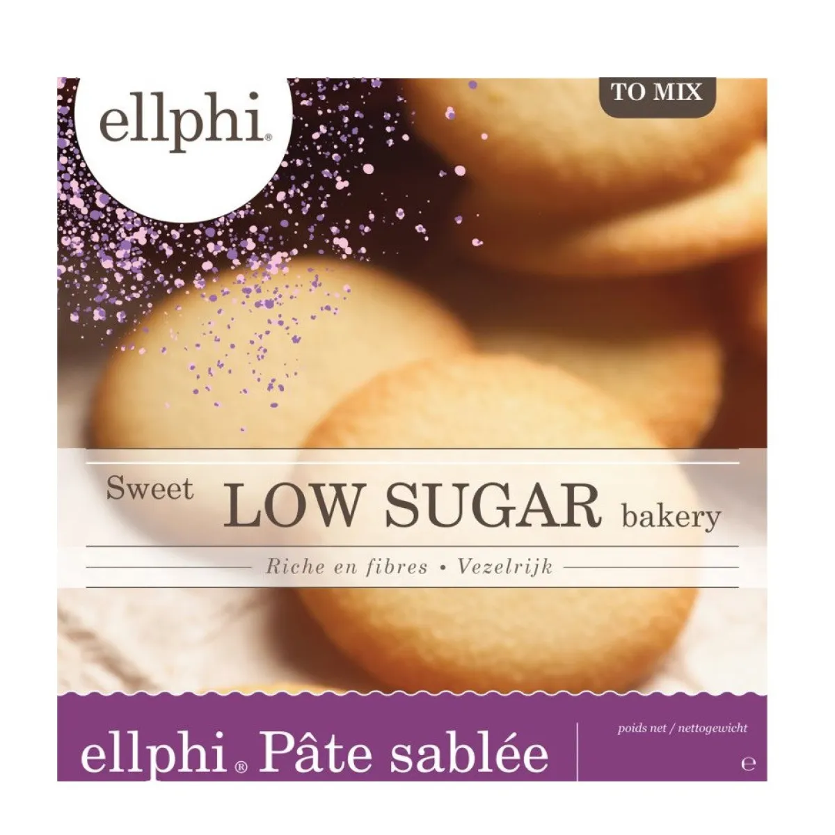 Ellphi Koekjes-mix (Zanddeeg) Suikervrij 500g Discount
