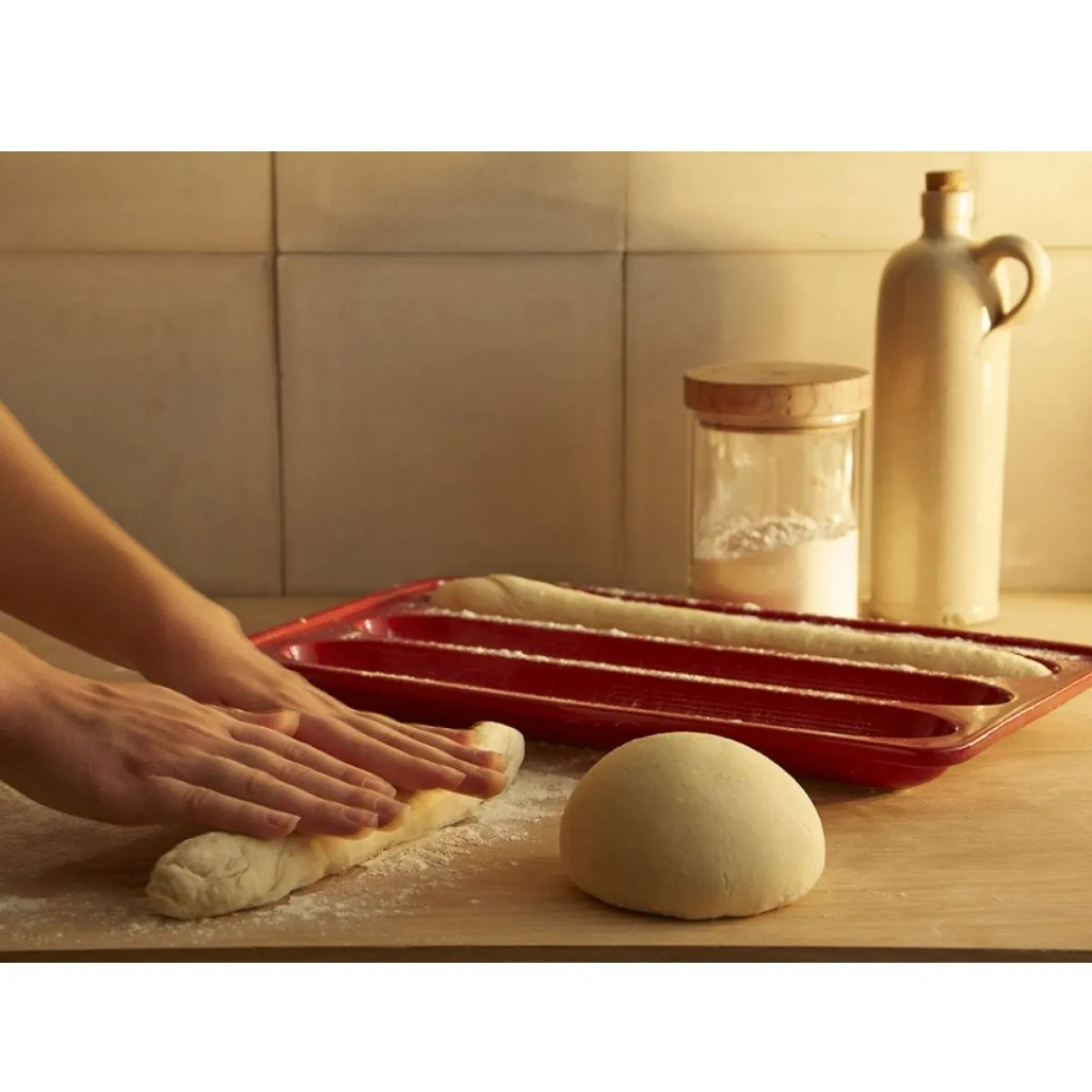 Emile Henry Baguettesvorm Grand Cru 39x24cm Clearance