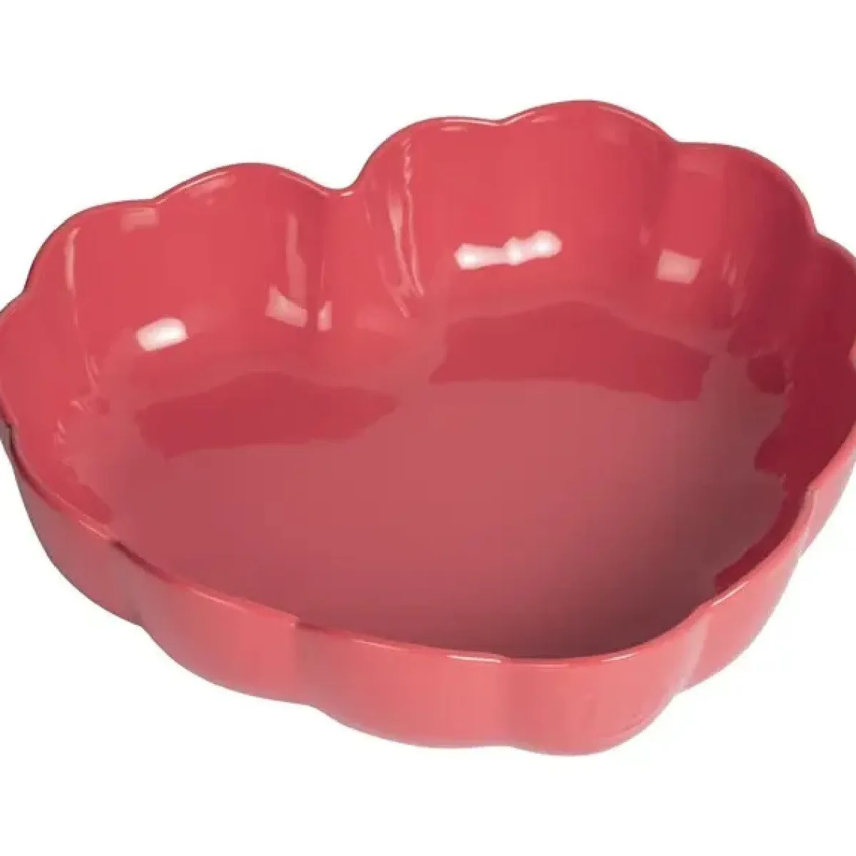Emile Henry Madeleine Taartvorm Hart Rose Candy 26,5x24,5cm Clearance