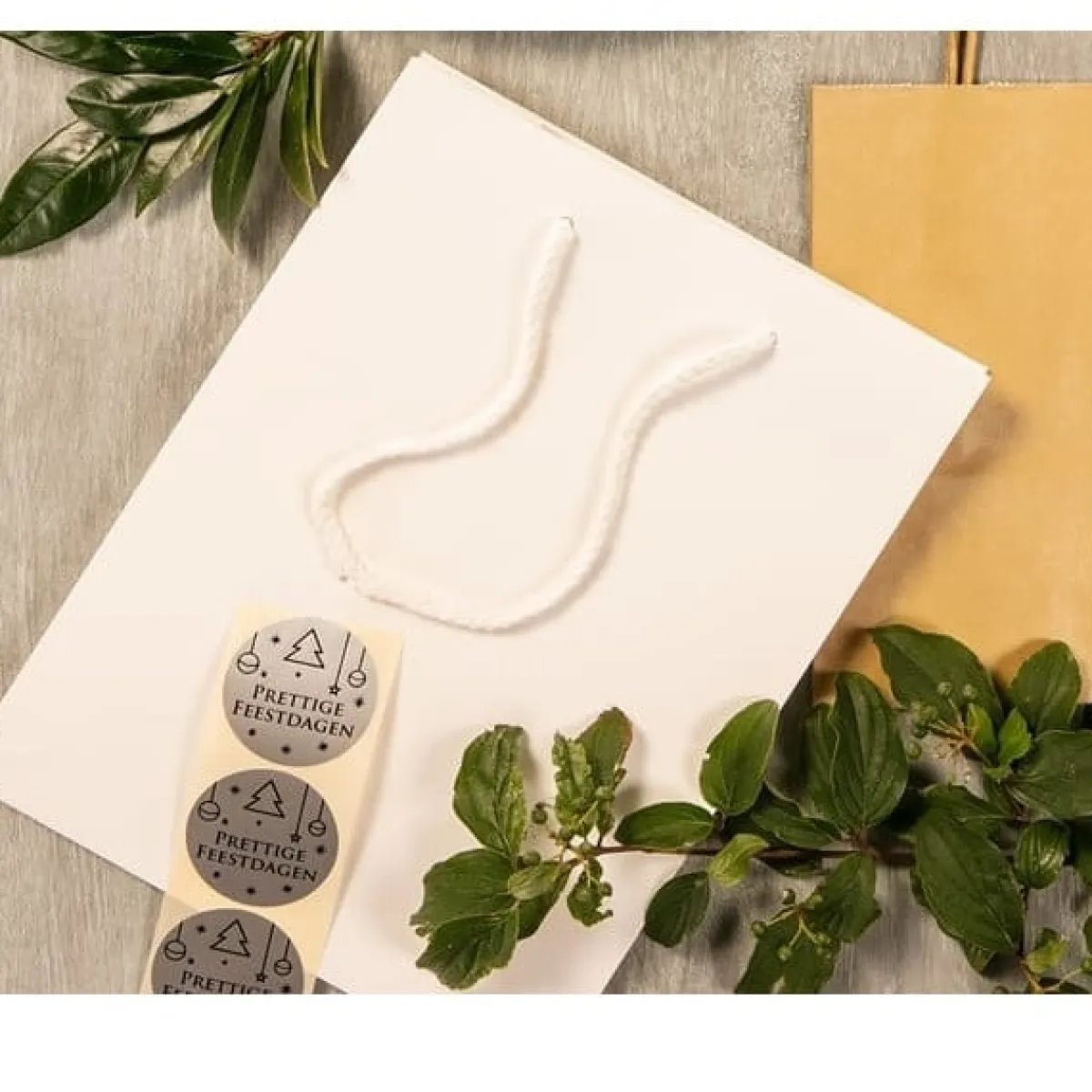 Etiket 'Prettige Feestdagen' 500 stuks Clearance