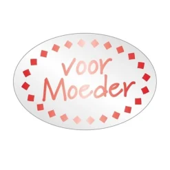 Etiket 'Voor Moeder' 500 stuks** Outlet