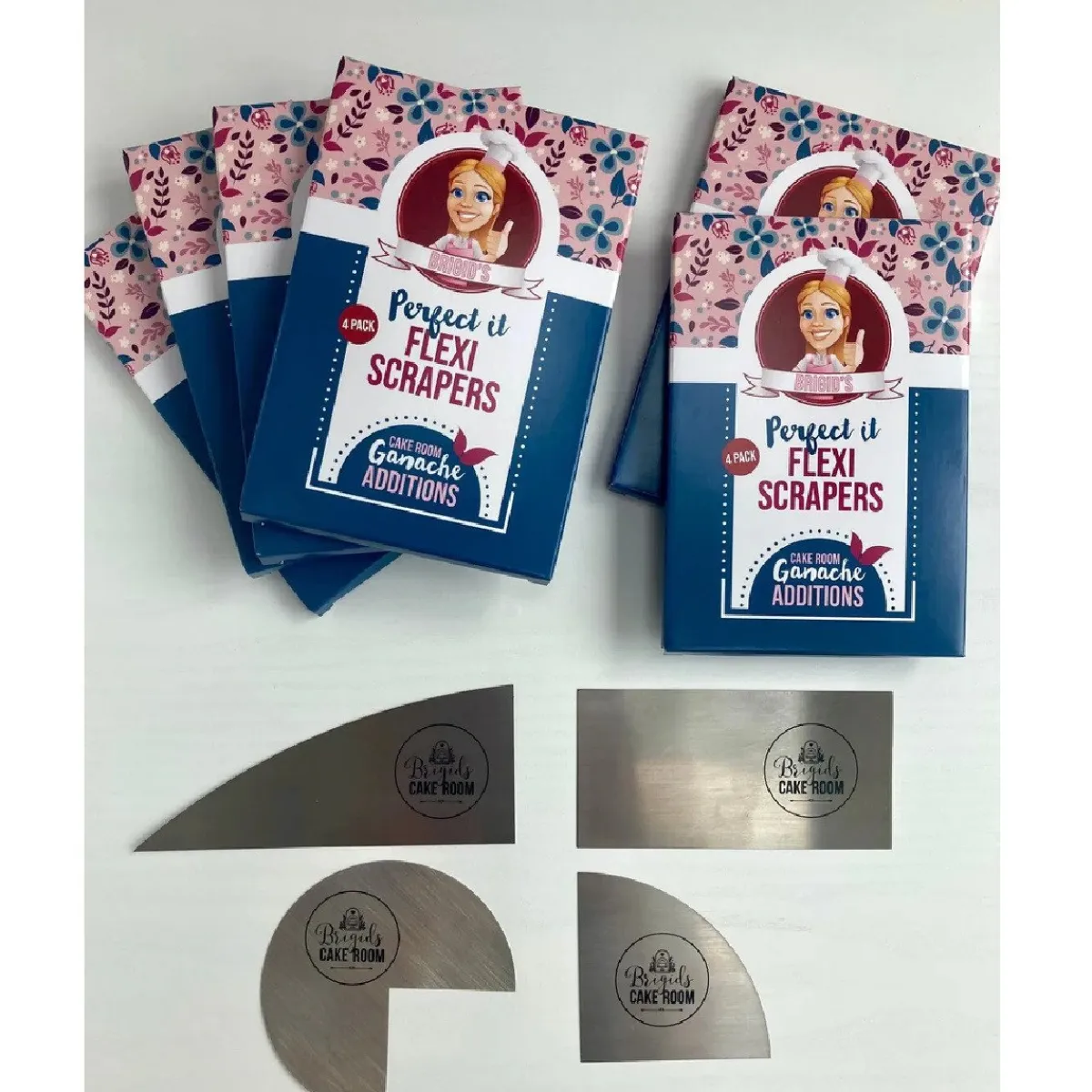 Brigids Cake Room Flexi Schrapers Set/4 Hot