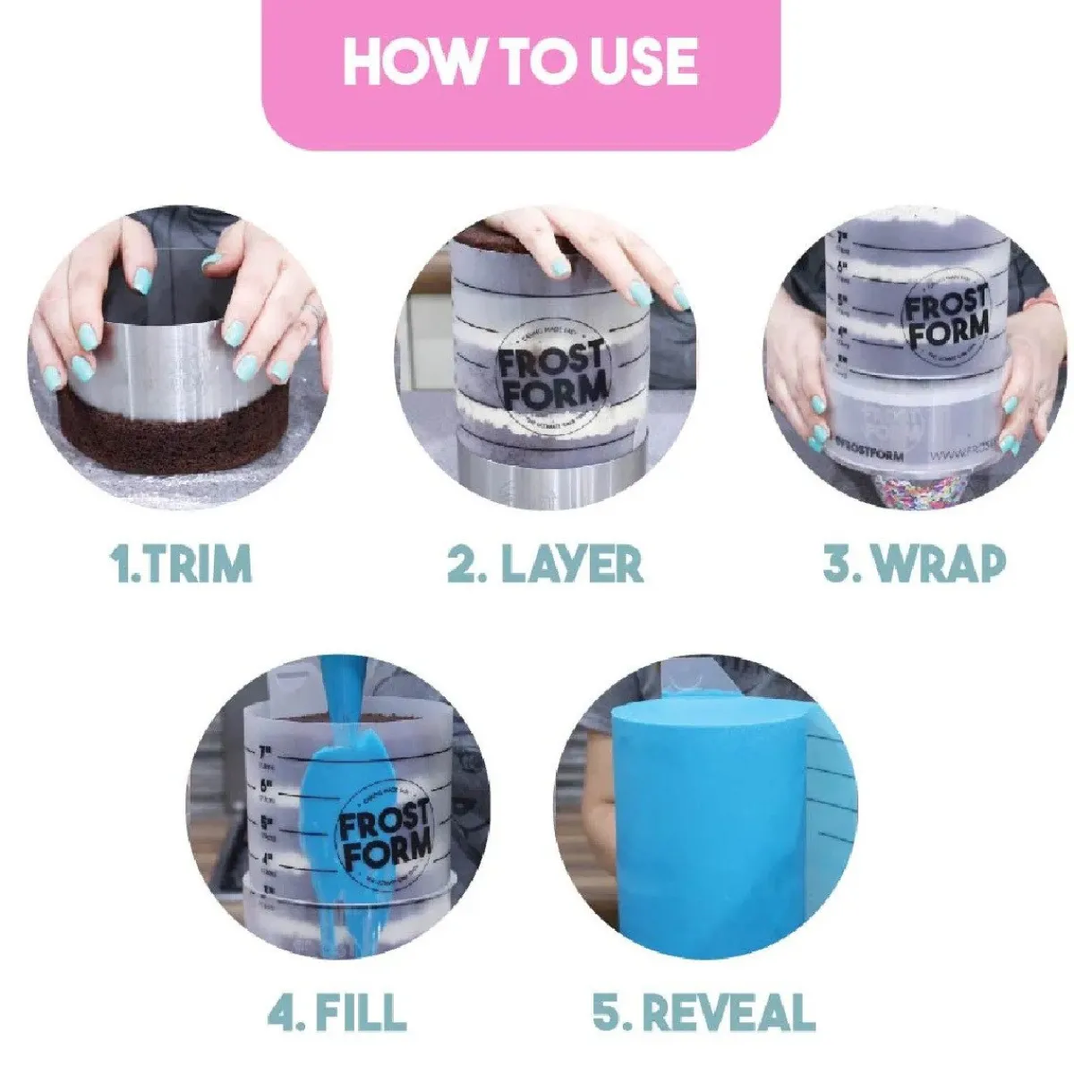 Frost Form Taart Coating Kit Rond 25cm Discount