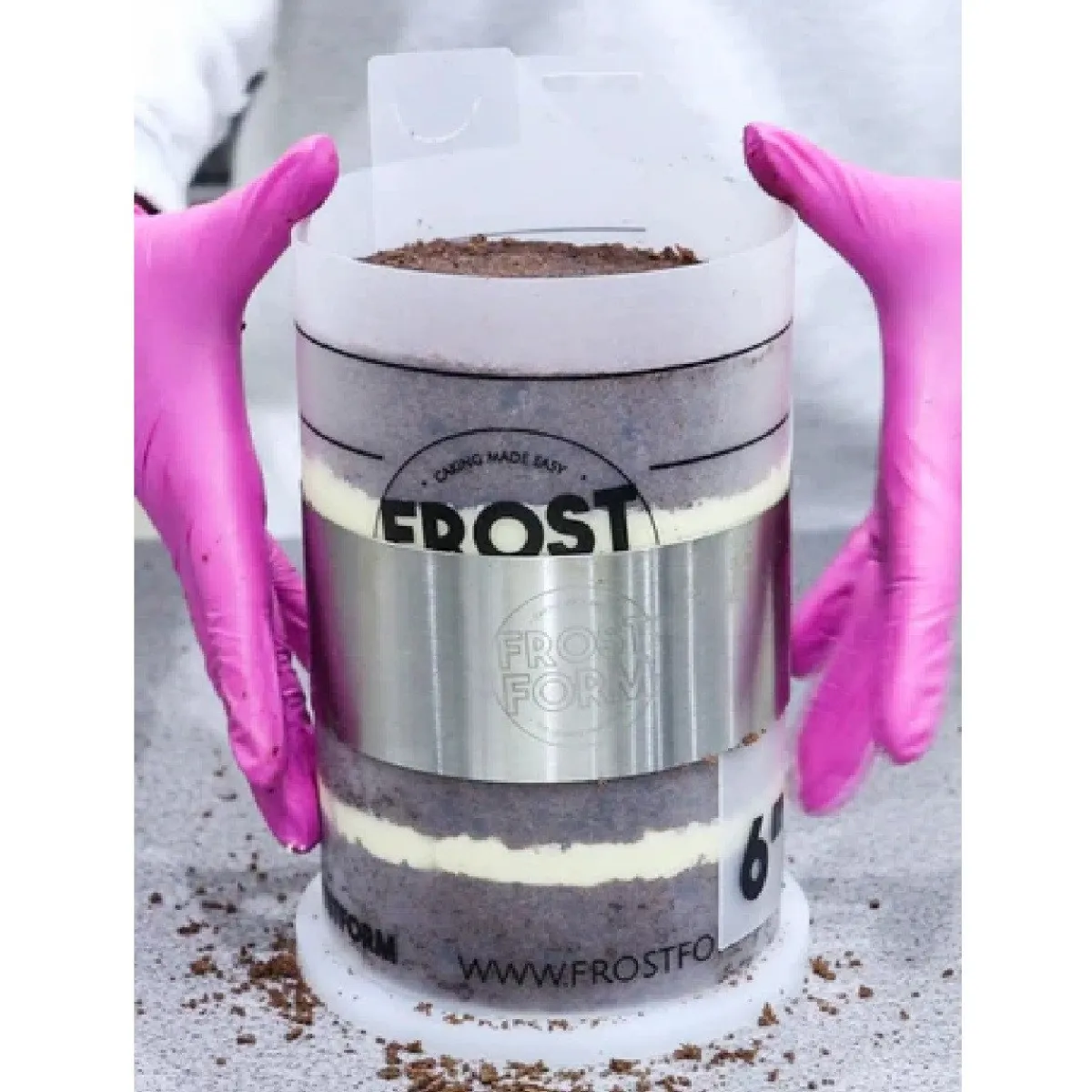 Frost Form Taart Coating Kit Rond 18cm New