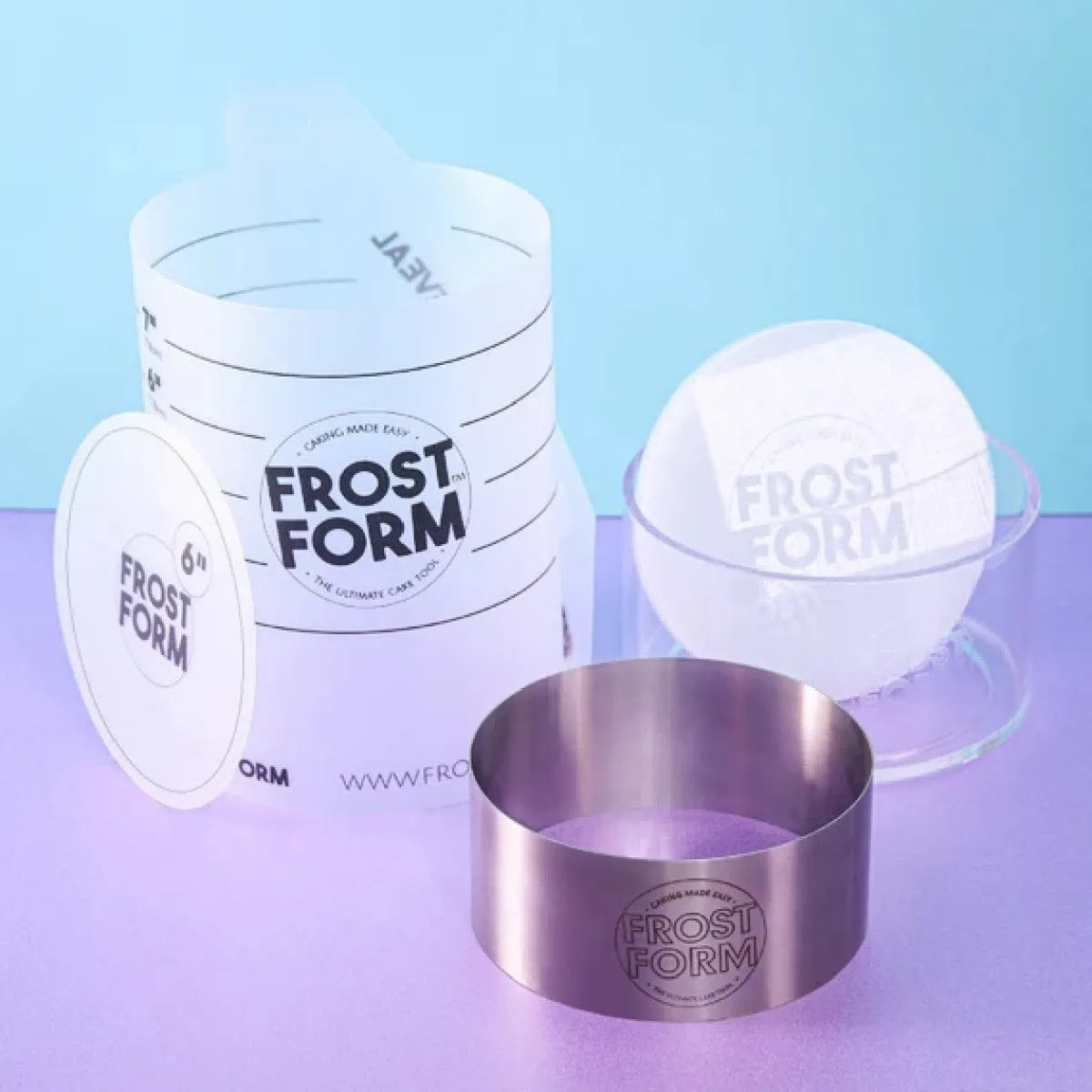 Frost Form Taart Coating Kit Rond 15cm New