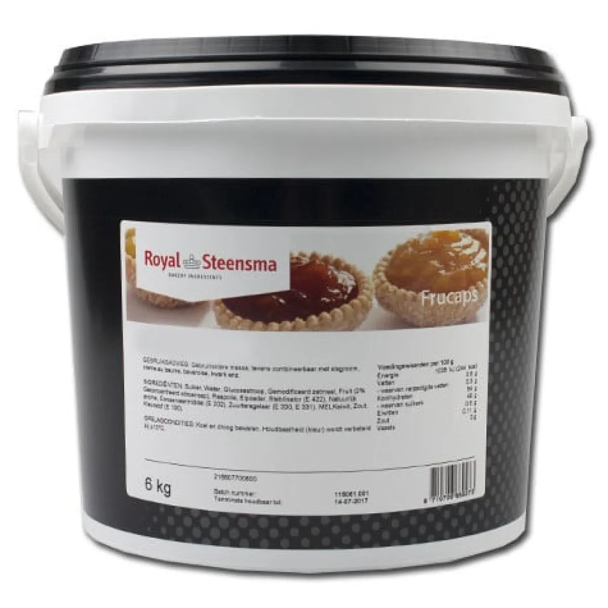Royal Steensma Frucaps Vruchtenvulling Framboos (70% fruit) 6kg
