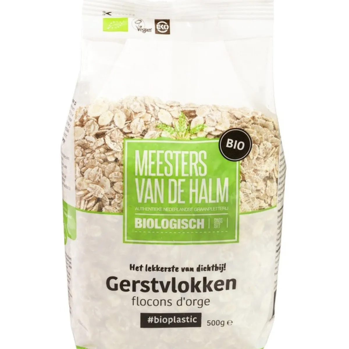 De Halm Gerstevlokken Biologisch 500g Sale