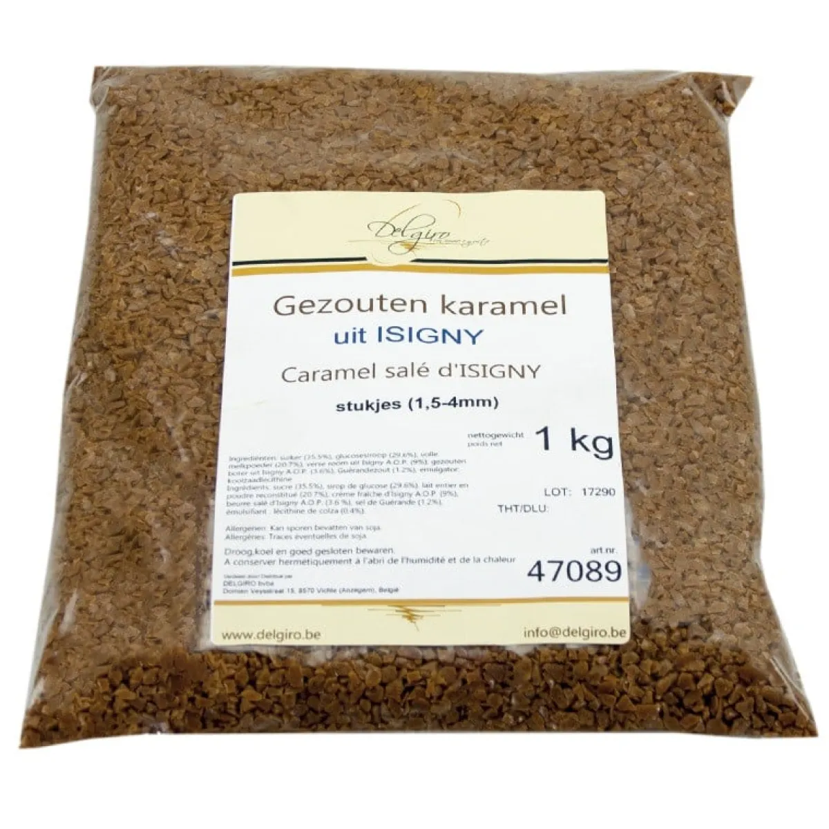 Overig Gezouten Karamelstukjes 1,5-4mm 1kg Hot