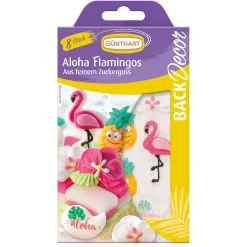 Günthart Suikerdecoratie Aloha Flamingo 8st. Discount