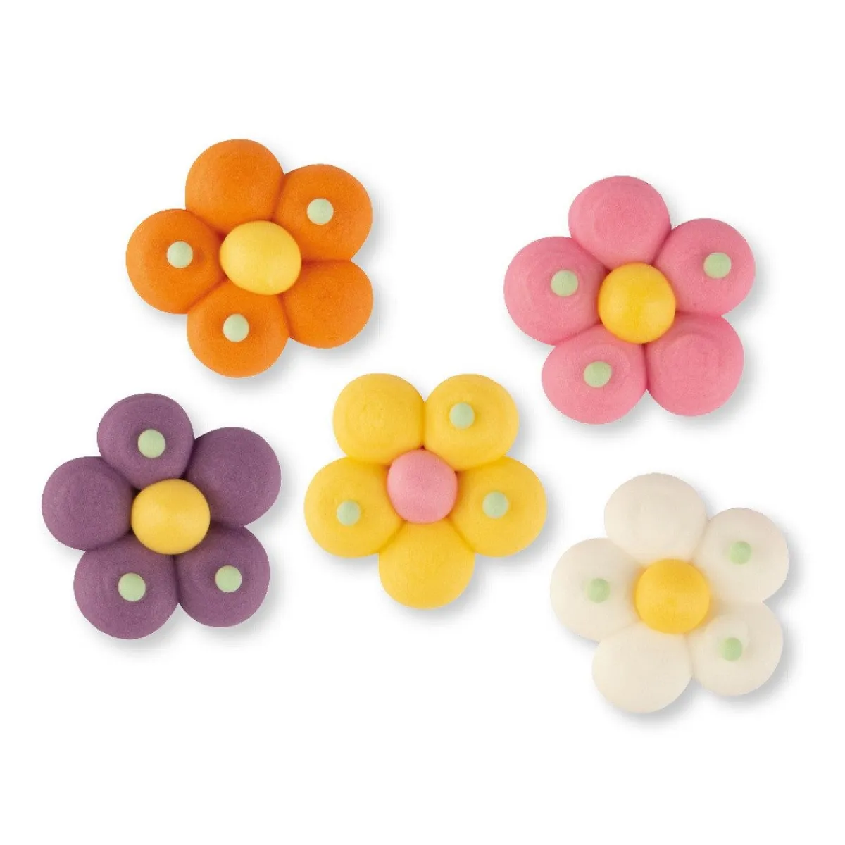 Günthart Suikerdecoratie Bloemen Gekleurd Groot 150st. Sale