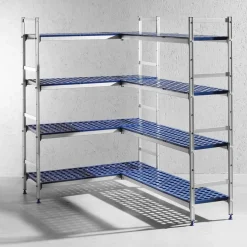 Hendi Aluminium opbergrek 1280x405x(h)1685mm Outlet