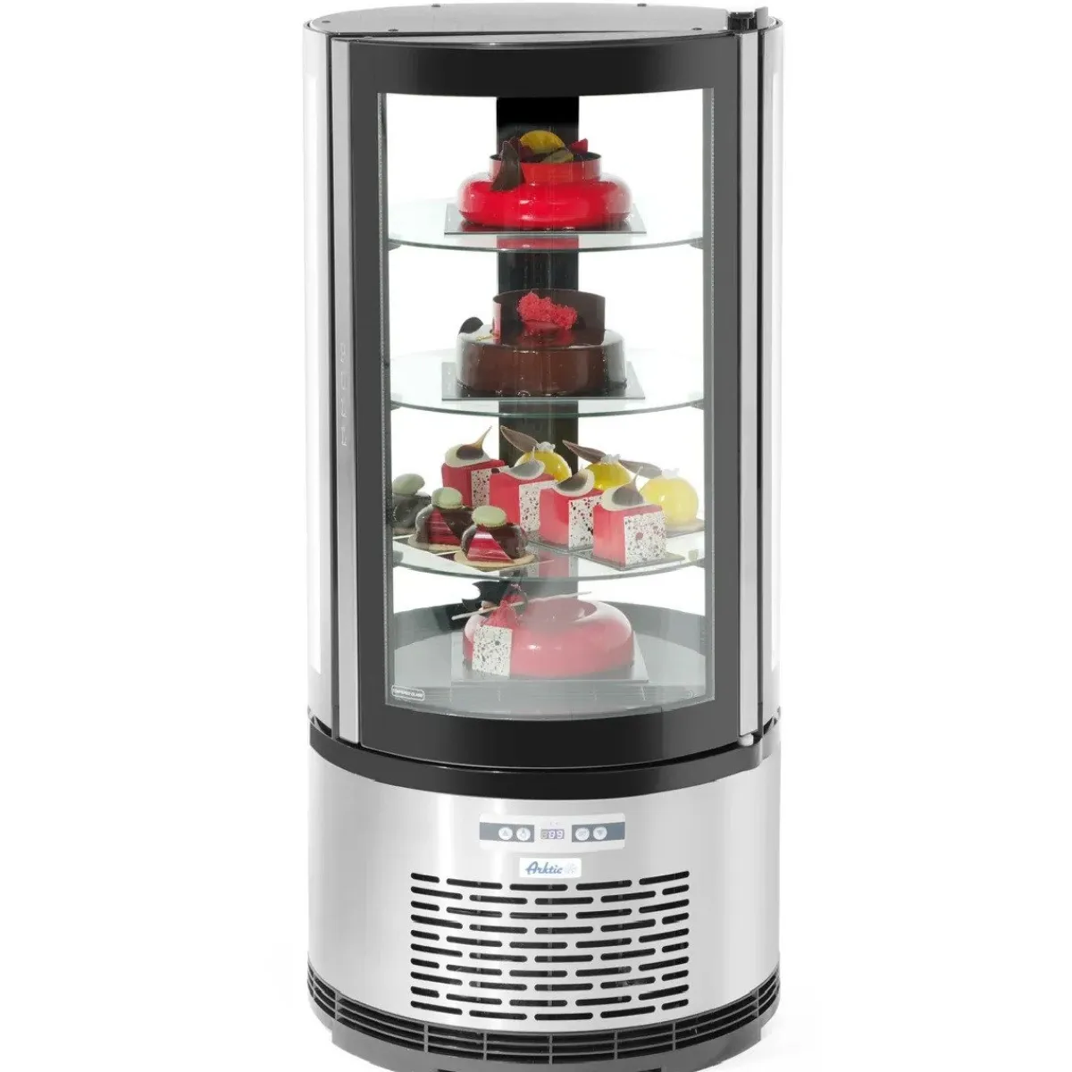 Hendi Arktic Gebaksvitrine Rond 100 Liter Online