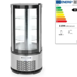Hendi Arktic Gebaksvitrine Rond 100 Liter Online