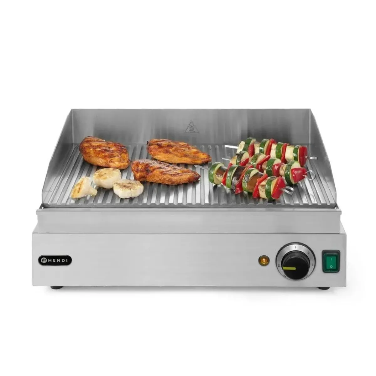 Hendi Bakplaat geribbeld geheel geribd 230V/2400W New