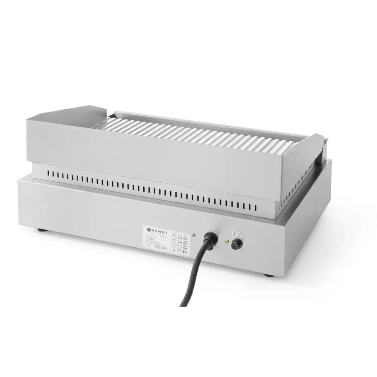 Hendi Bakplaat geribbeld geheel geribd 230V/2400W New