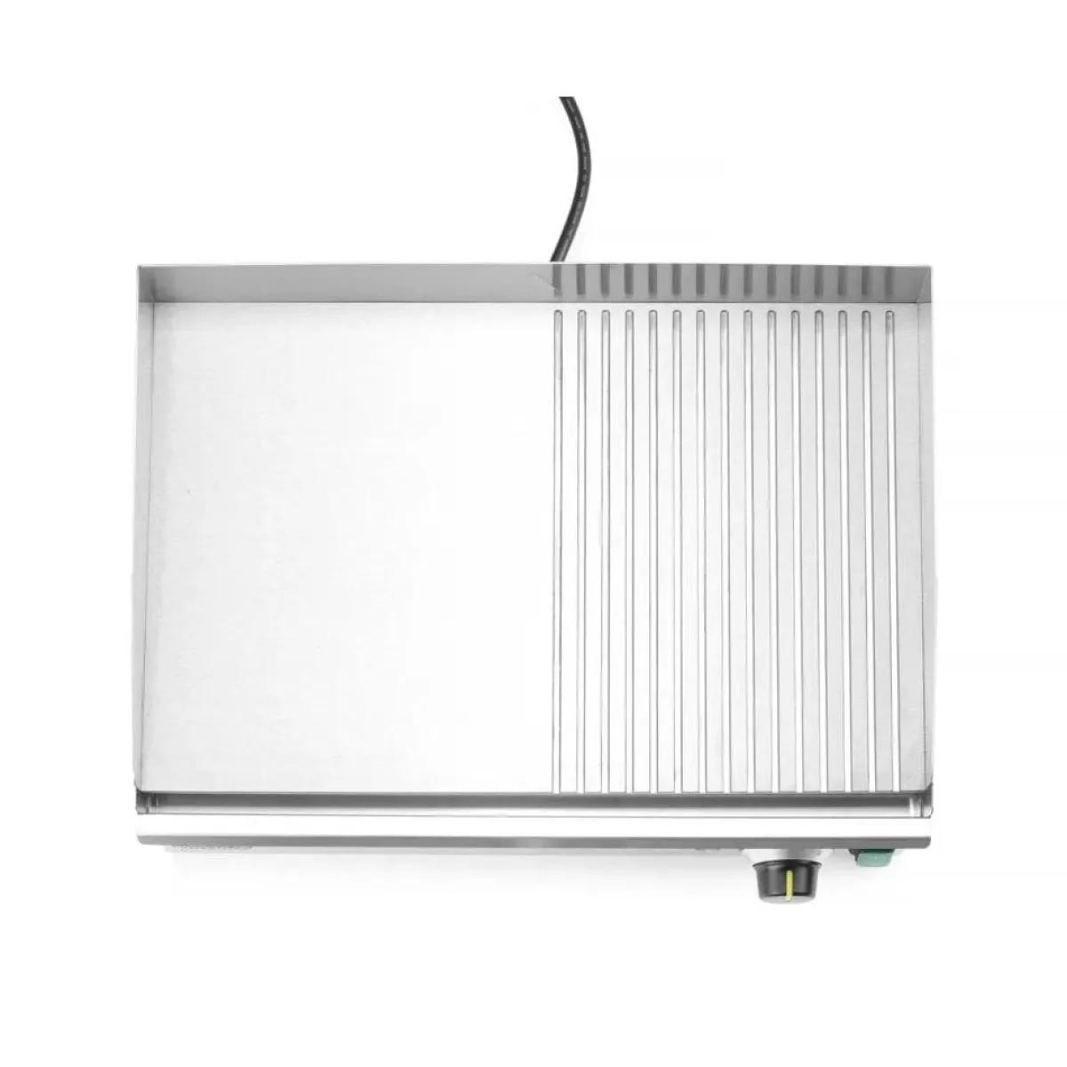 Hendi Bakplaat half geribbeld 220V/2400W Clearance