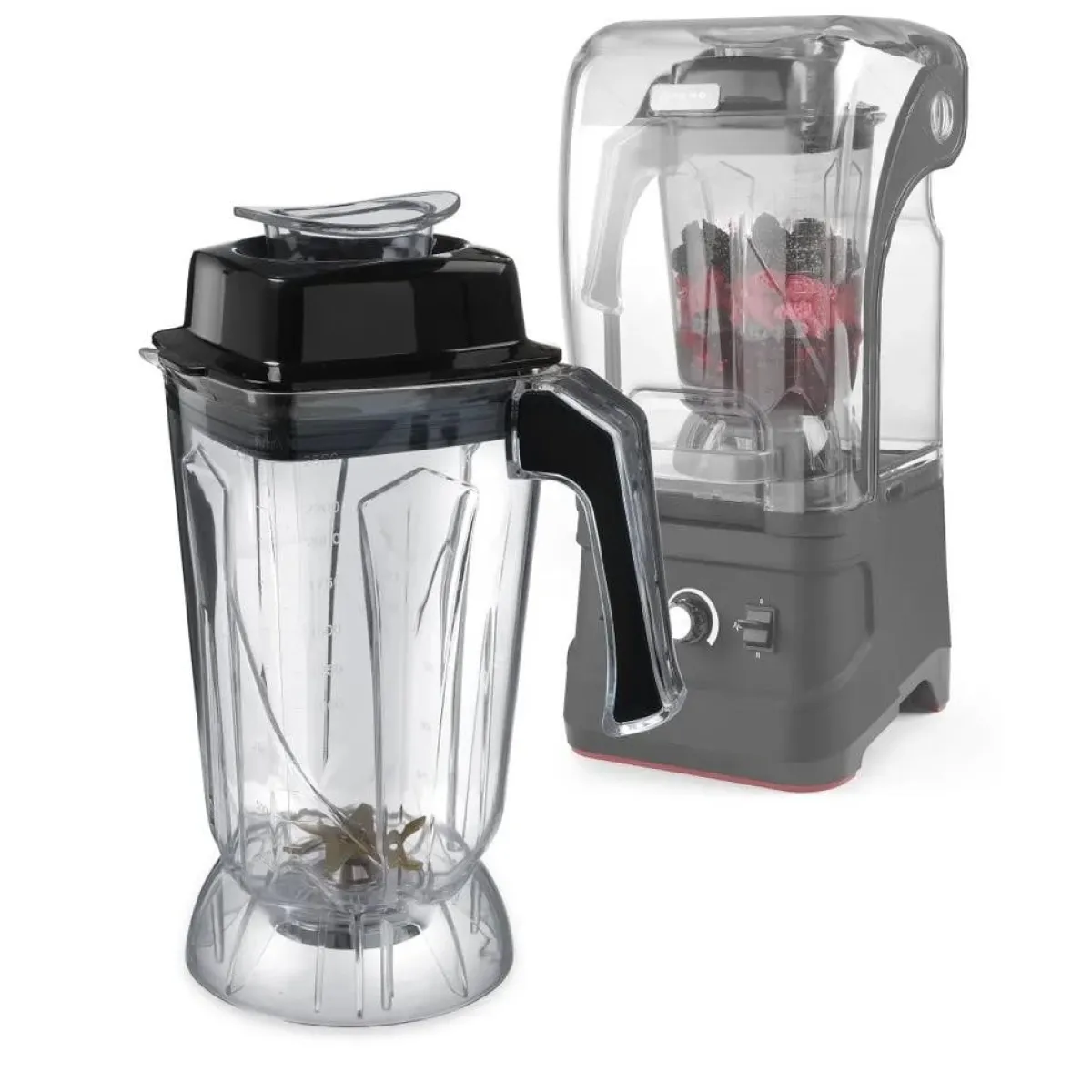 Hendi Blender kan met titanium gecoat mes