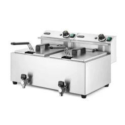Hendi Friteuse met aftapkraan - 2 x 8L Online