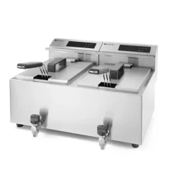 Hendi Friteuse met aftapkraan digitaal - 2 x 8L Sale