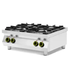 Hendi Gasfornuis 4-pits Kitchen Line - tafel model New