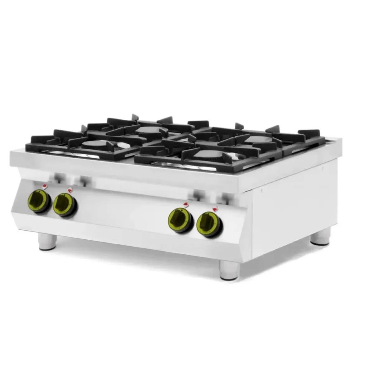Hendi Gasfornuis 4-pits Kitchen Line - tafel model New