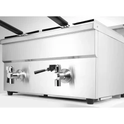 Hendi Inductie friteuse met aftapkraan - 2 x 8L New