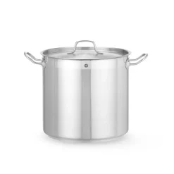 Hendi Kookpan hoog 16L met deksel ⌀280x(H)260 Best