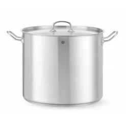 Hendi Kookpan hoog 21L met deksel ⌀320x(H)270mm Clearance