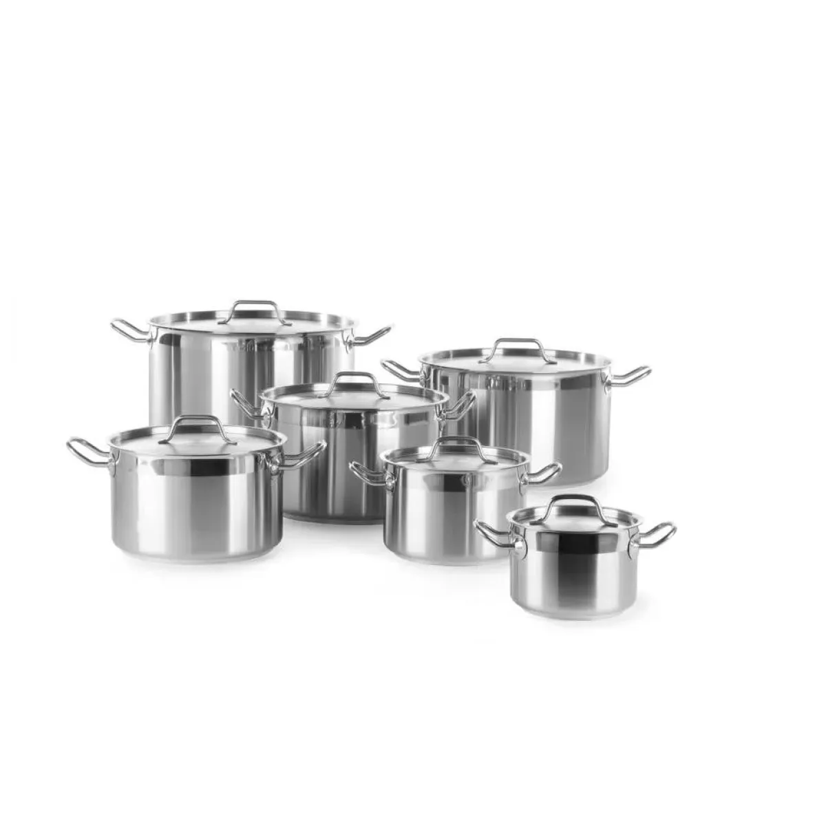 Hendi Kookpan middel 23,5L met deksel ⌀360x(H)230 New