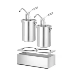Hendi Sauspomp roestvast staal set 2 stuks 2x 4,5L Sale