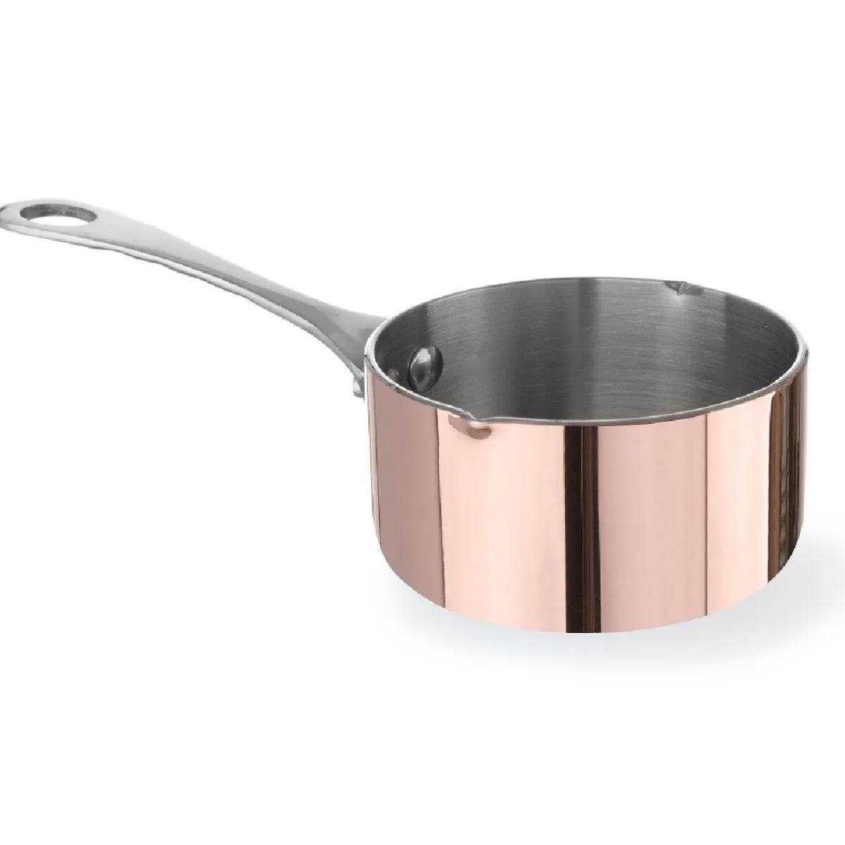 Hendi Steelpannetje Koper met Schenktuit Ø75x40mm Clearance