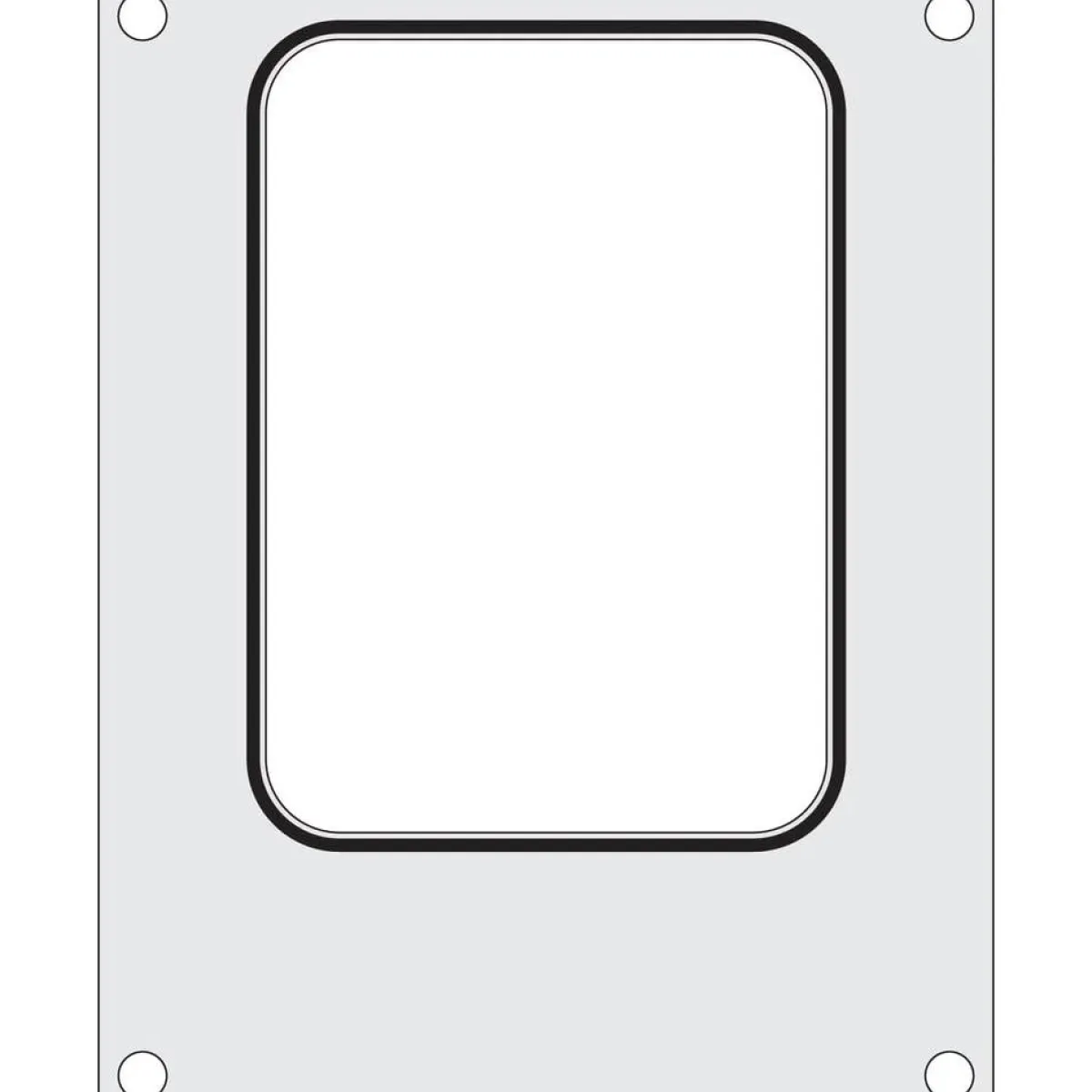 Hendi Traysealer matrix container 187x137 mm Sale