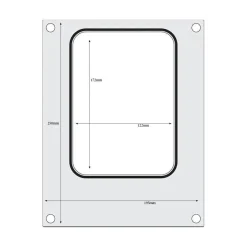 Hendi Traysealer matrix container 187x137 mm Sale
