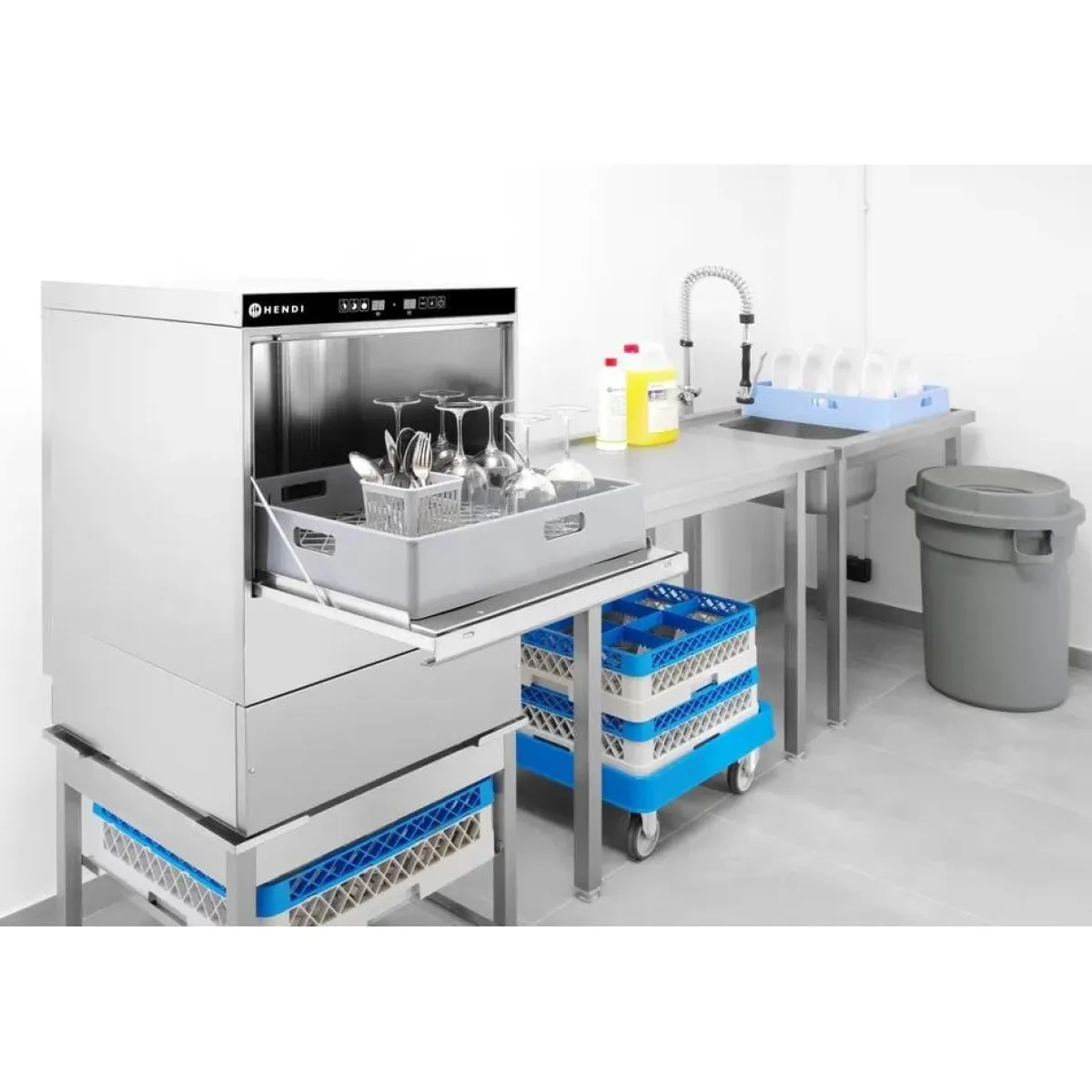 Hendi Vaatwasser 40x40 - 3600W Hot