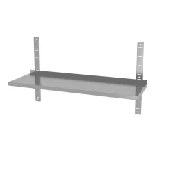 Hendi Wandplank verstelbaar met 2 steunen 1400x300x(H)600mm Outlet