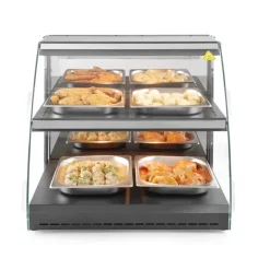 Hendi Warmhoudvitrine Quartz tweelaags New