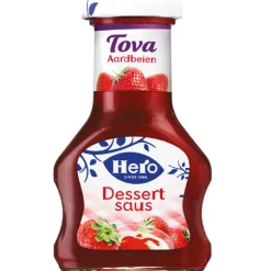 Overig Hero Tova Dessertsaus Aardbei 125ml Best