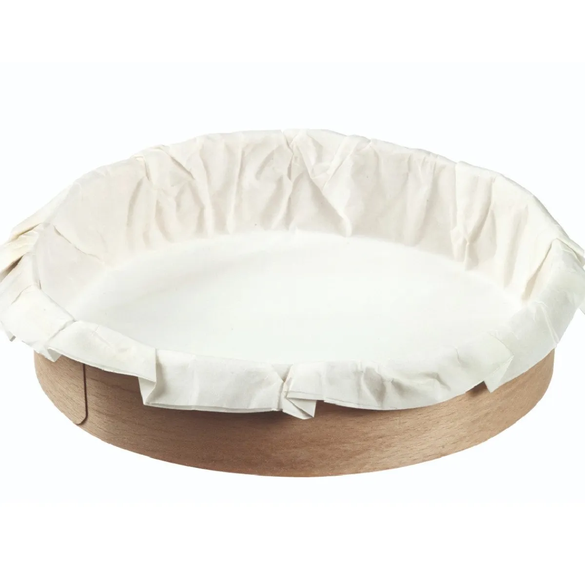 House of Marie HoM Bakring Hout met Bakpapier Ø20x4cm 3st. Hot