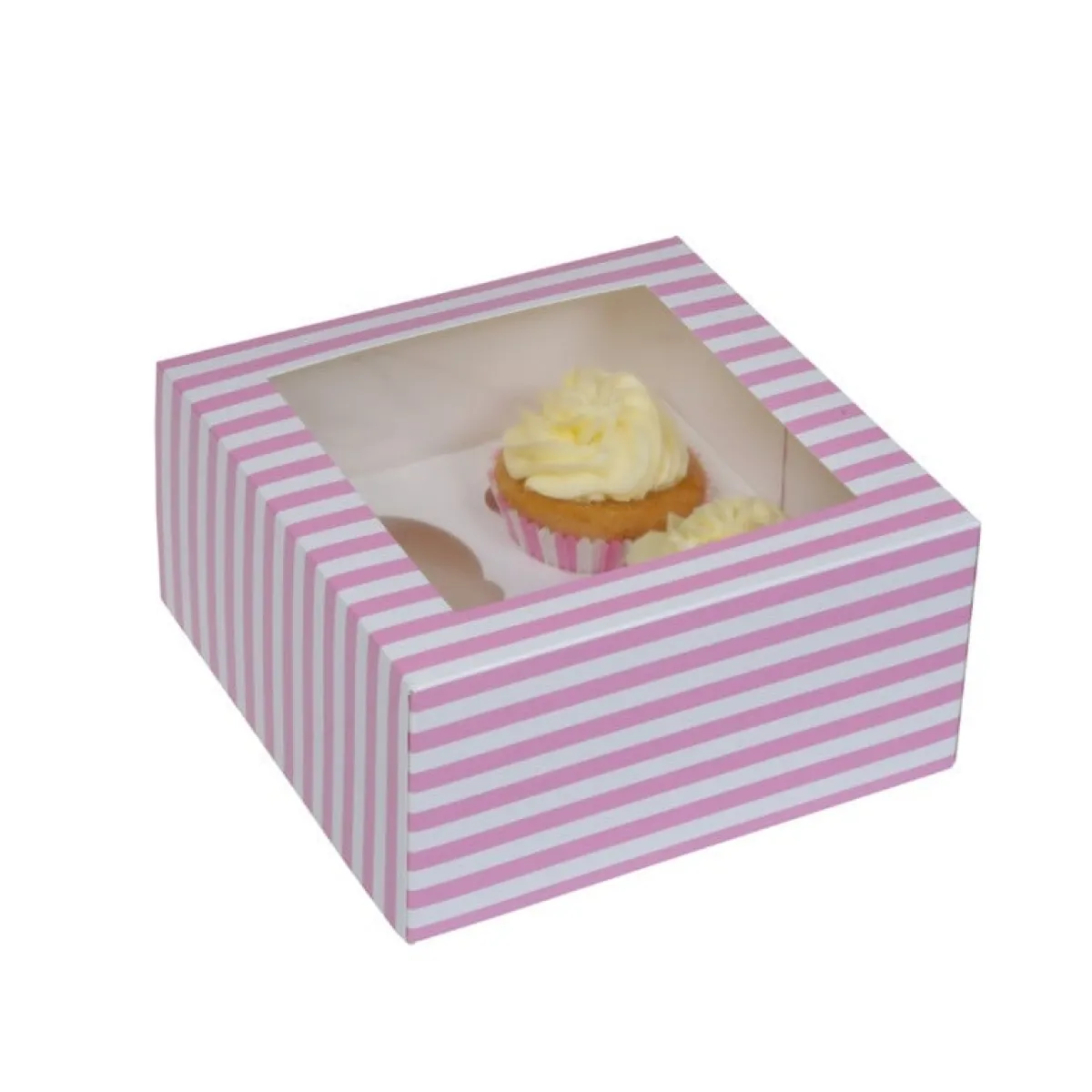 House of Marie HoM Cupcake Doosje 4 Circus (incl. tray met venster) 2st. Hot