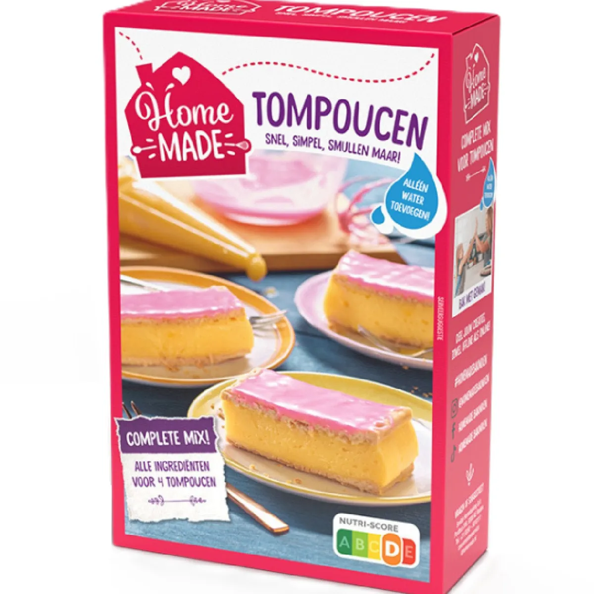 Overig Homemade Tompoucen Complete Mix 225g Best